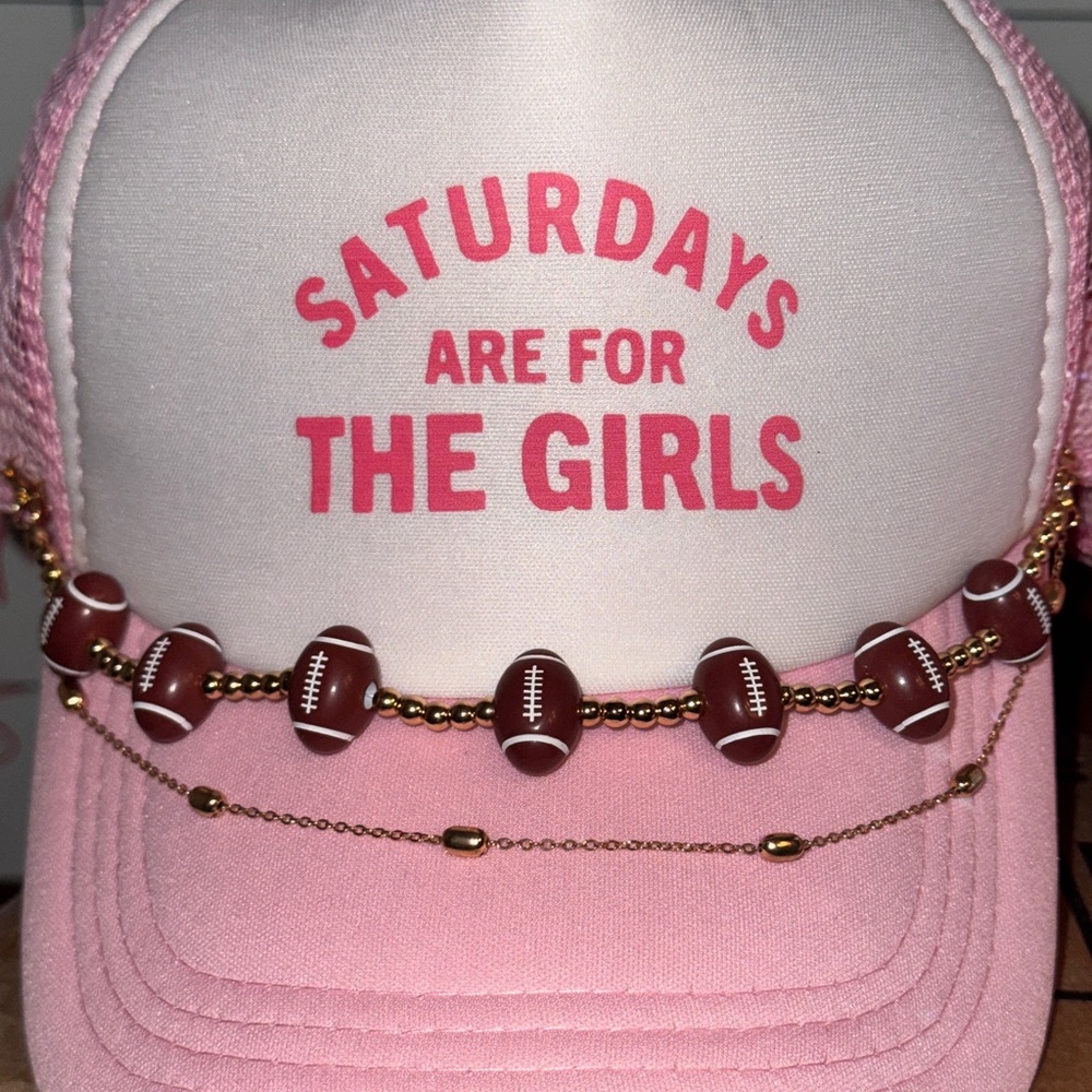 Cutest CUSTOMIZED Pink Trucker Hat Gameday